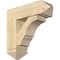 Ekena Millwork Balboa Arts and Crafts Rough Sawn Bracket w/ Offset Brace, Douglas Fir, 8"W x 24"D x 24"H BKT0806X24X24BOA03RDF - alternate 1